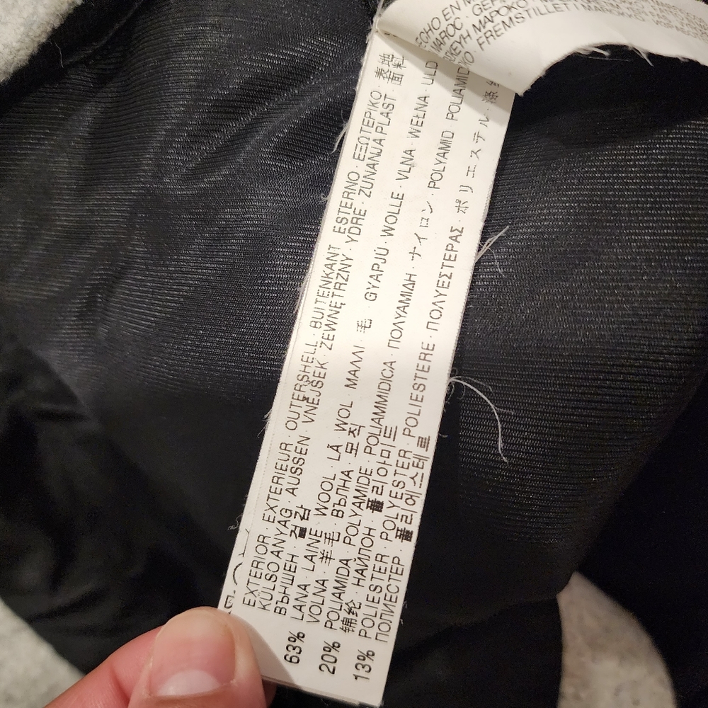 Zara Basic Large Grey Wool Jacket - image 6